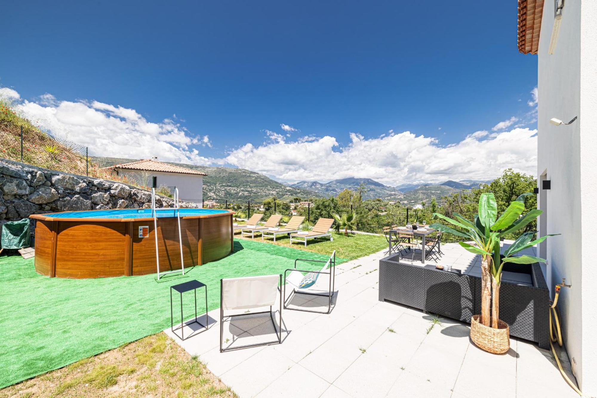 Villa Riviera - Nouveaute Entre Mer Et Montagnes Colomars Exterior foto